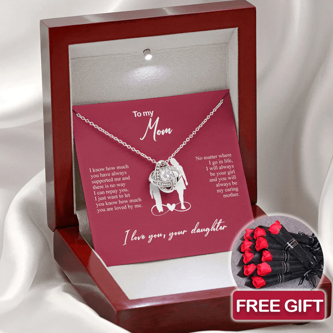 Sterling Silver Necklace - Mother + 10 roses FREE - Image 5