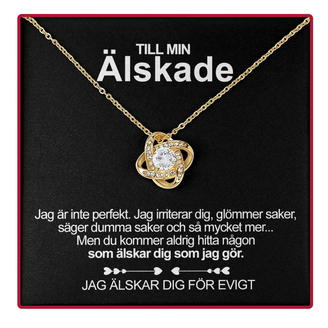 Sterling Silverhalsband - med äkta ros - Till min älskade - Image 3