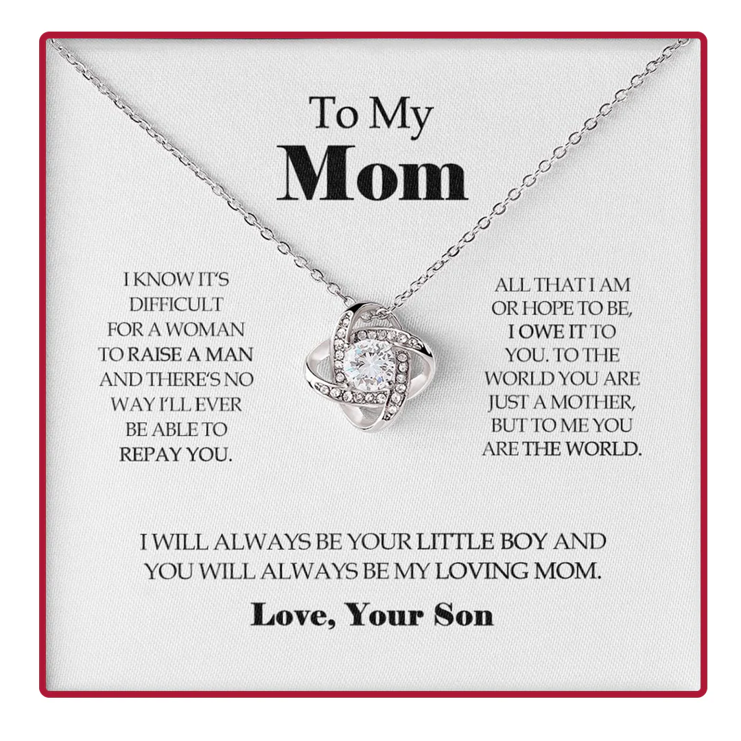 Sterling Silver Necklace - With Real Rose - Amazing Mom - Image 5