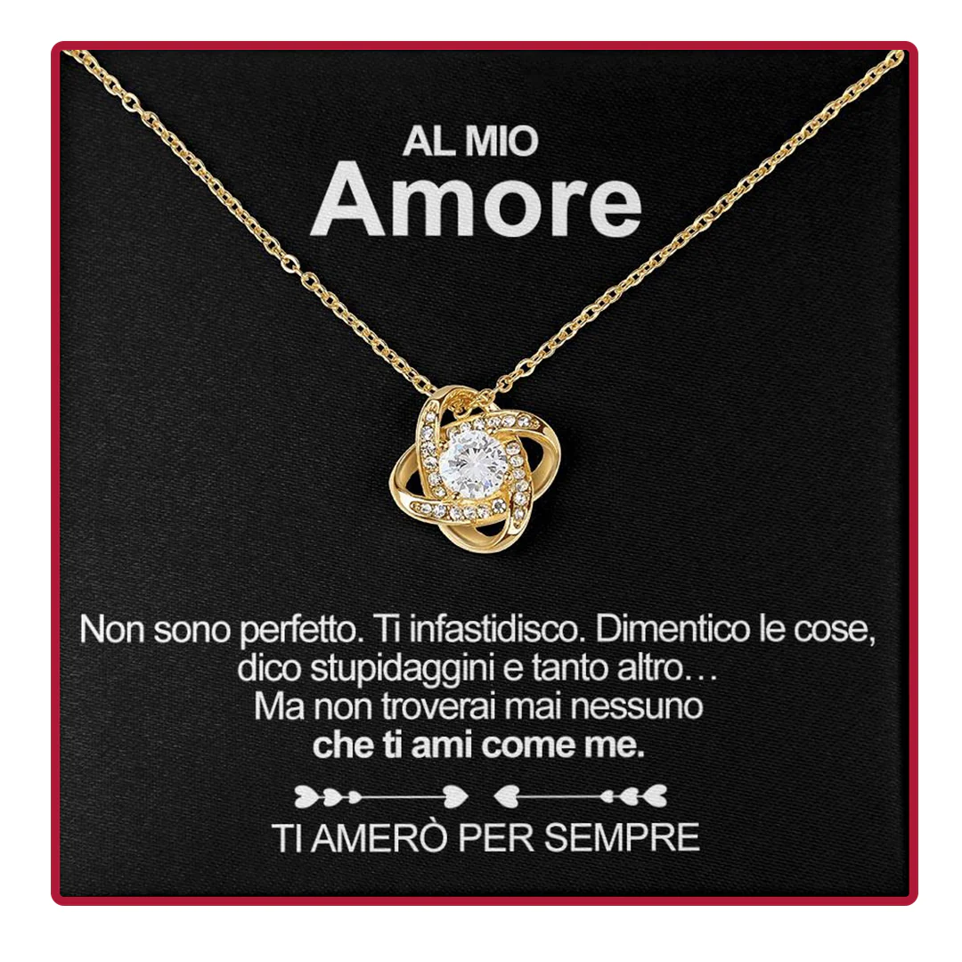 Collana in Argento Sterling - Con Rosa Reale - Al mio amore - Image 3