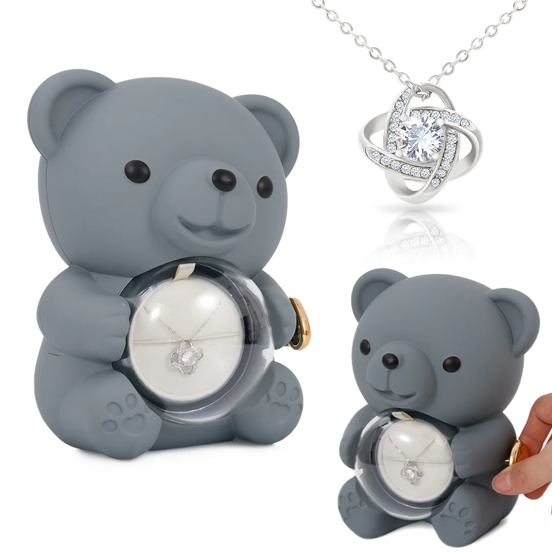 Sterling Silver Necklace - with real Rose Bear Giftbox - Image 11