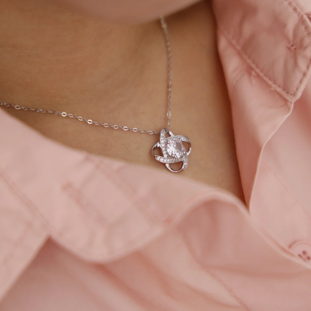 Sterling Silver Necklace - with real Rose Bear Giftbox - Image 5