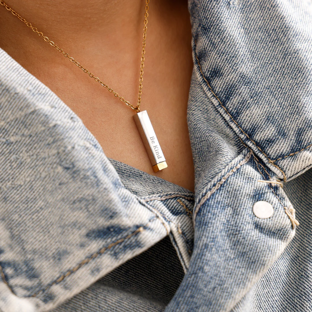 Be Kind of a Bi*ch - Hidden Message Necklace - Image 2