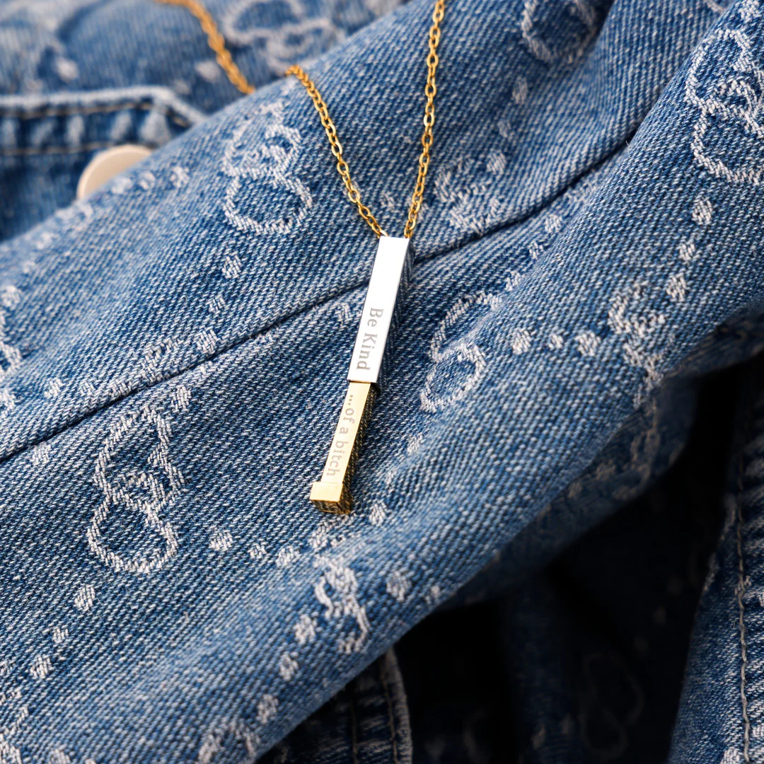 Be Kind of a Bi*ch - Hidden Message Necklace - Image 6