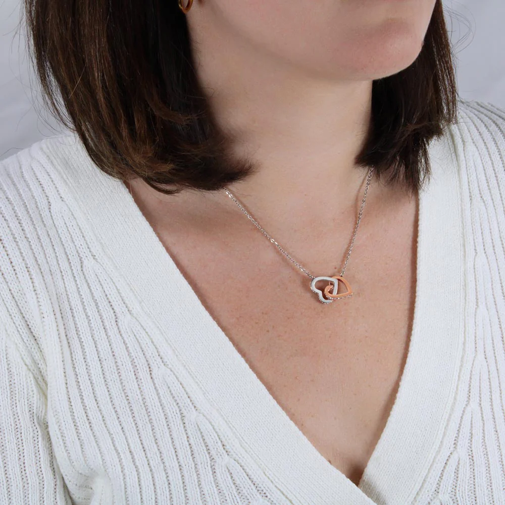 Sterling Silver Necklace - With Real Rose - Beloved Mom - Image 3