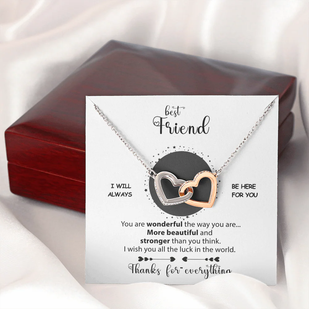 Heart necklace - To my best Friend - Image 4