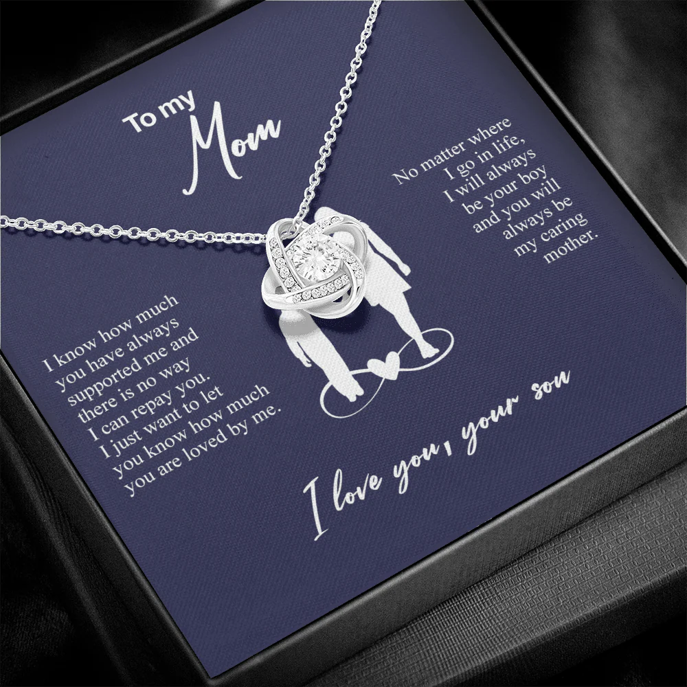 Sterling Silver Necklace - World's best Mom - Image 3
