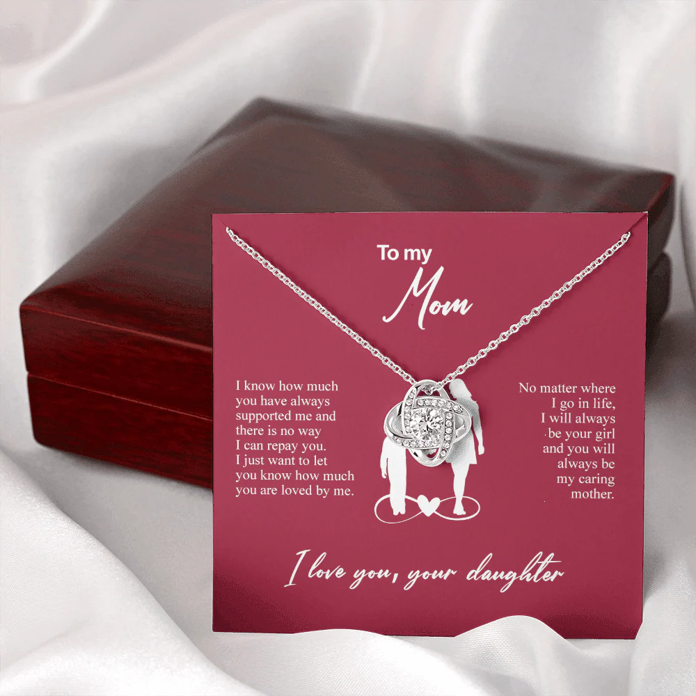 Sterling Silver Necklace - World's best Mom - Image 6