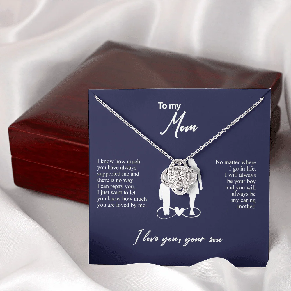Sterling Silver Necklace - World's best Mom - Image 7