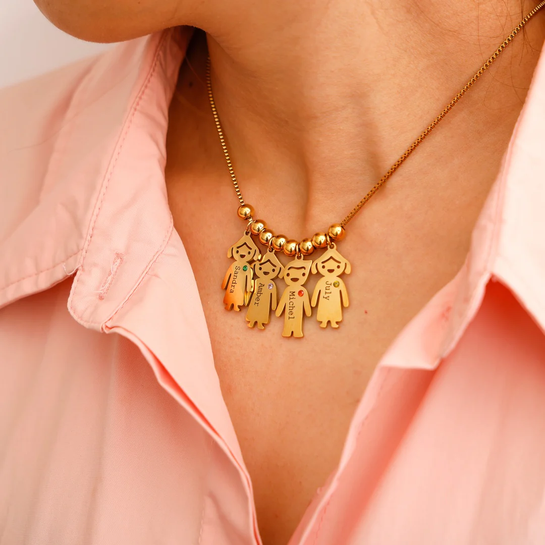 Personalized necklace - For the best Mother in the world - Image 4