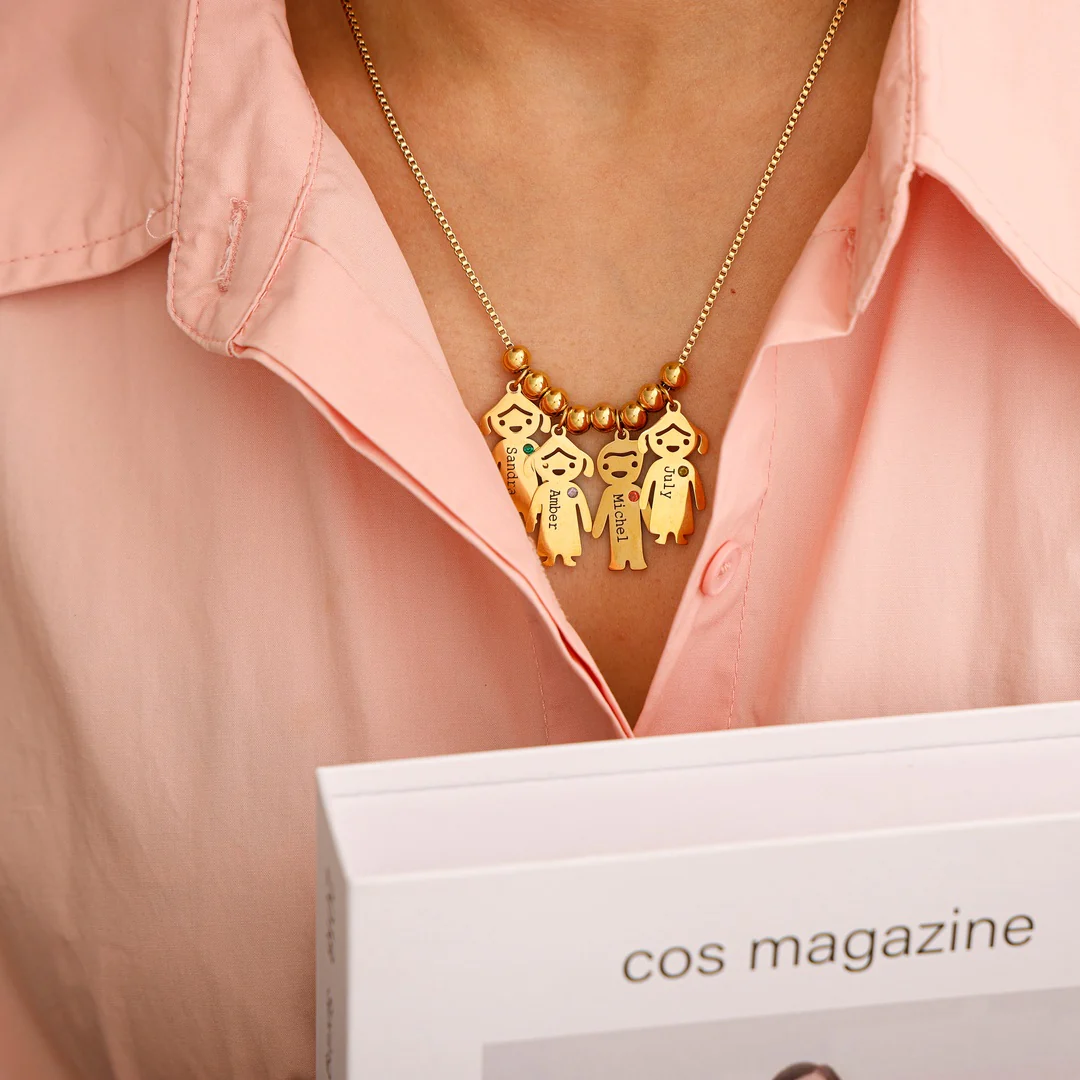 Personalized necklace - For the best Mother in the world - Image 5