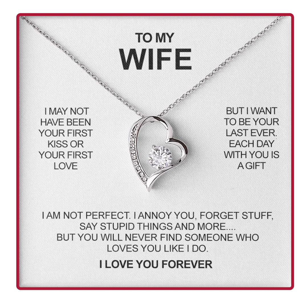 Sterling Silver Necklace - With Real Rose - To My Wife - Image 6