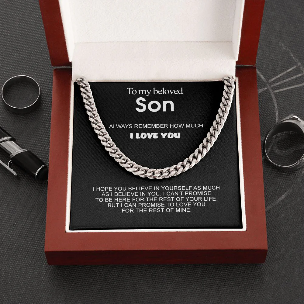 Cuban Chain - To my beloved Son
