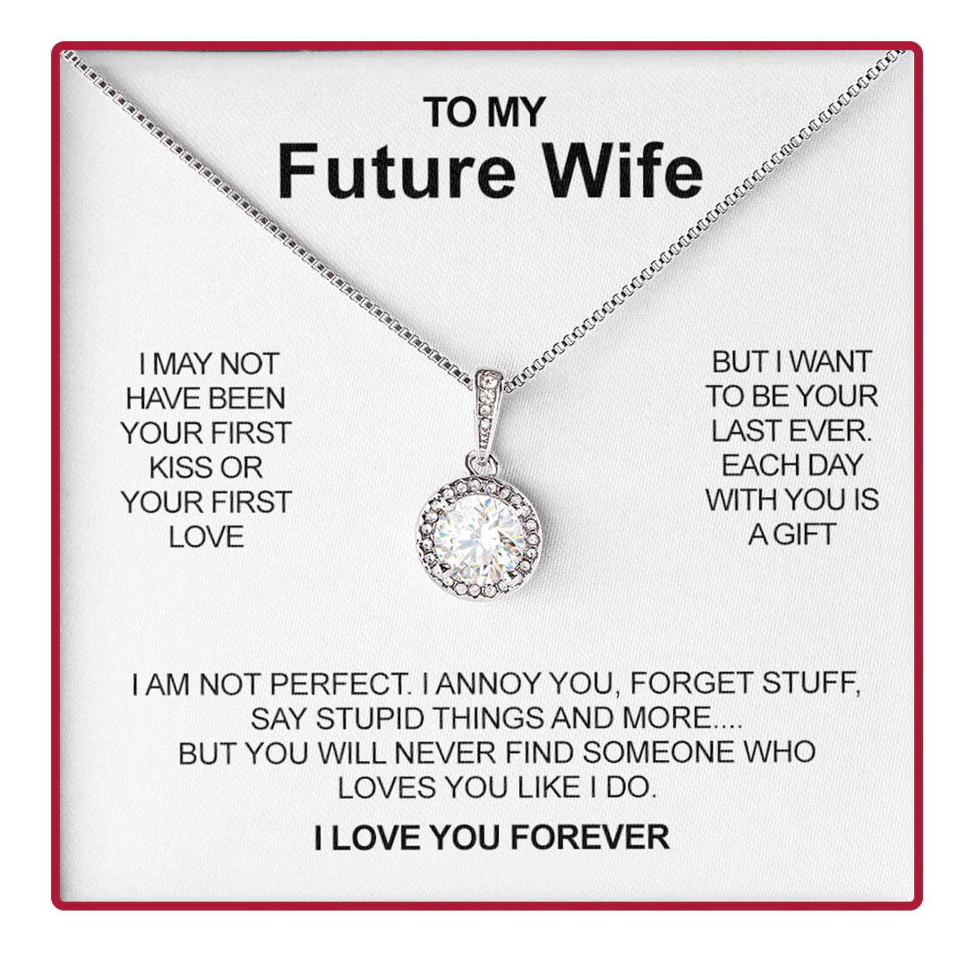 Sterling Silver Necklace - With Real Rose - Future Wife - Image 8