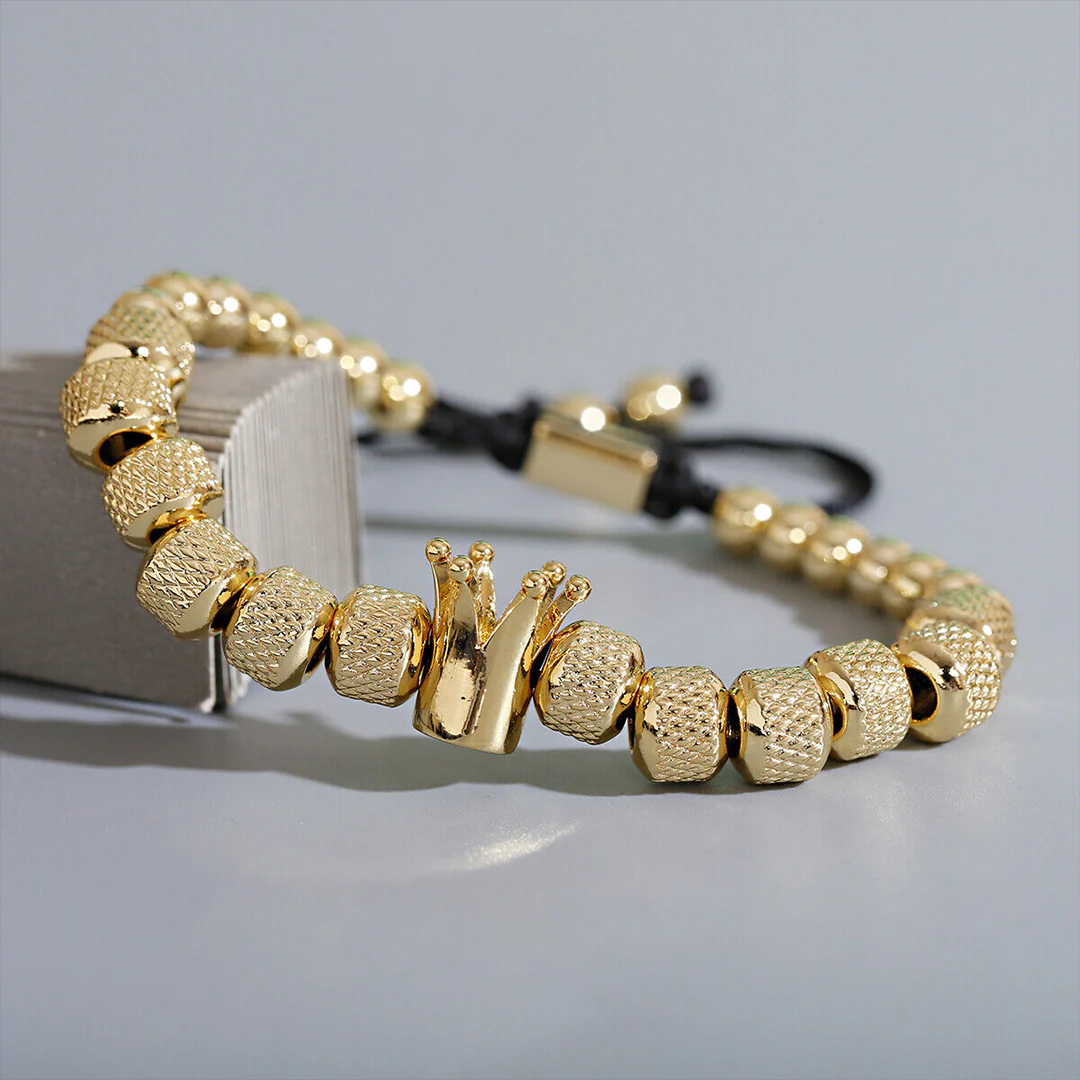 Luxury Bracelet Set "To My Man - Straighten Your Crown" - Image 7