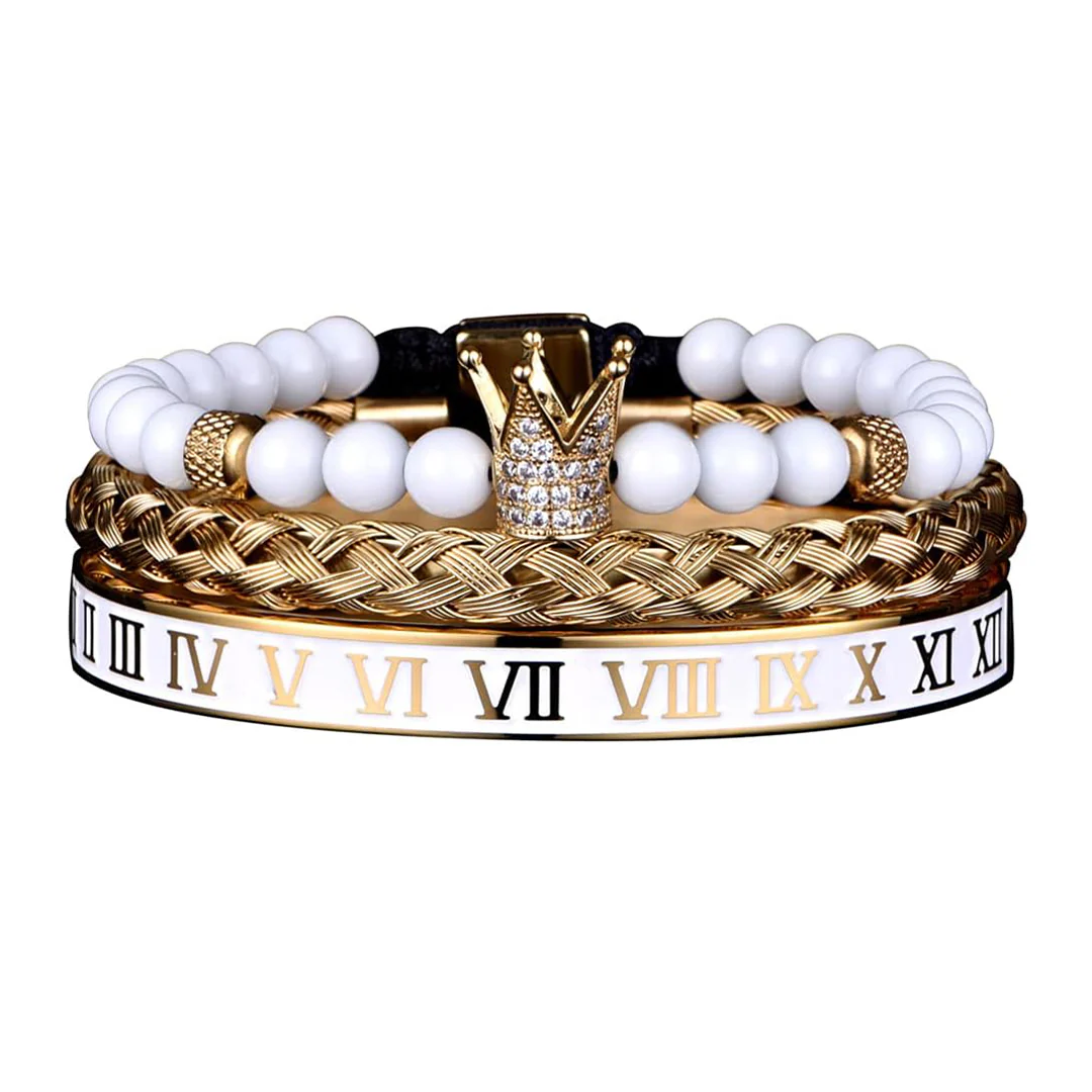 Bracelet Gift Set "To My Man - Straighten Your Crown" - Image 5