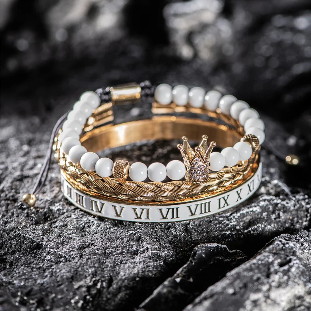 Bracelet Gift Set "To My Man - Straighten Your Crown" - Image 6
