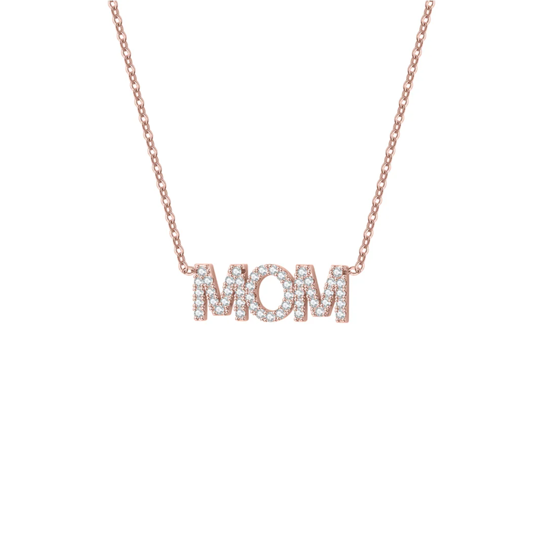 Crystal Necklace - With Real Rose - To my Mom - Image 6