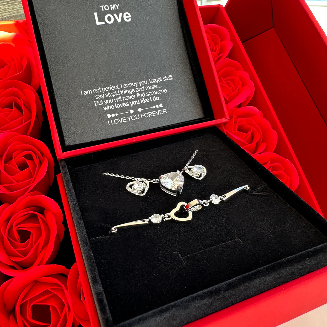 Crystal Set - Necklace, Earrings & Bracelet - Image 8