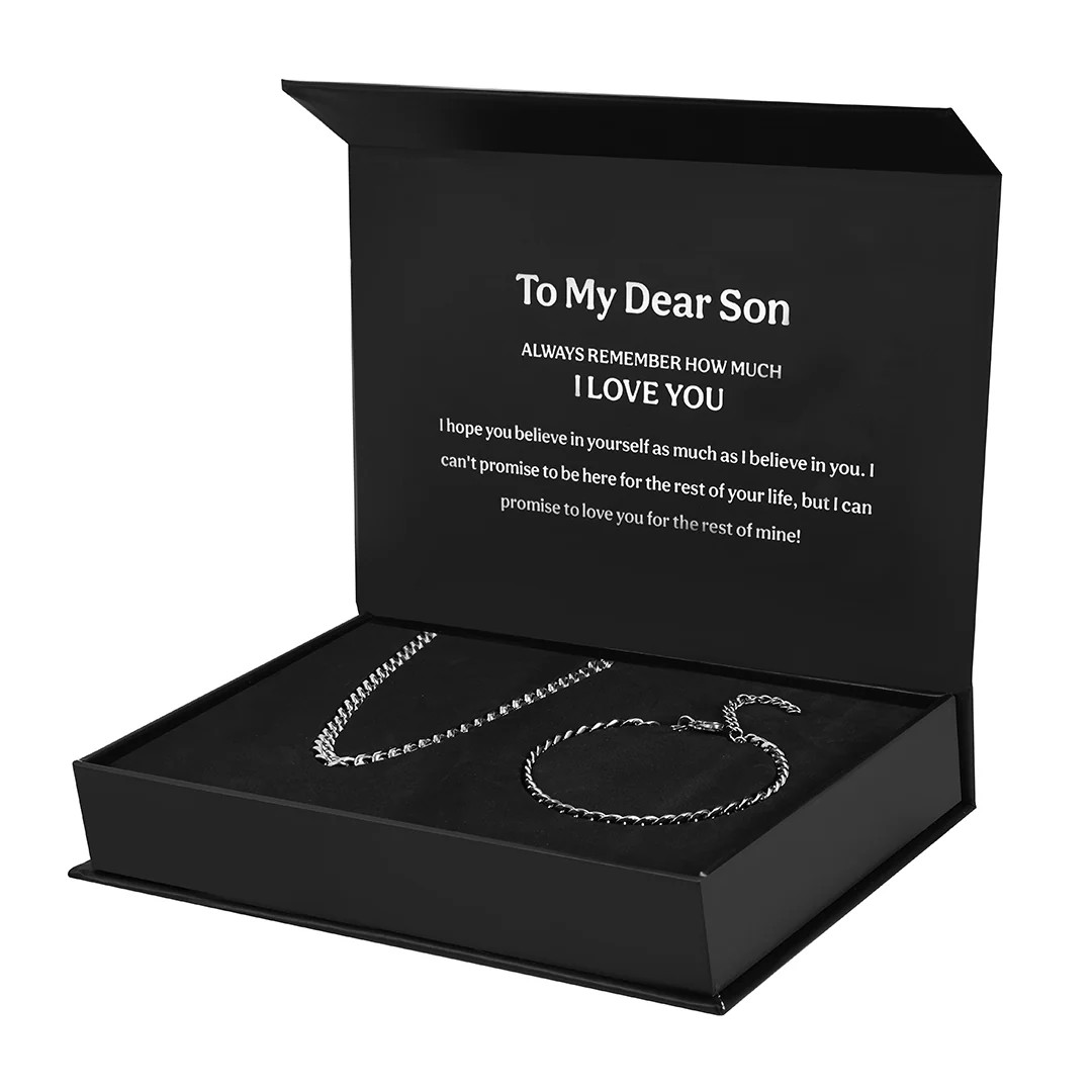 Beyond Love Cuban Chain Set – To my son