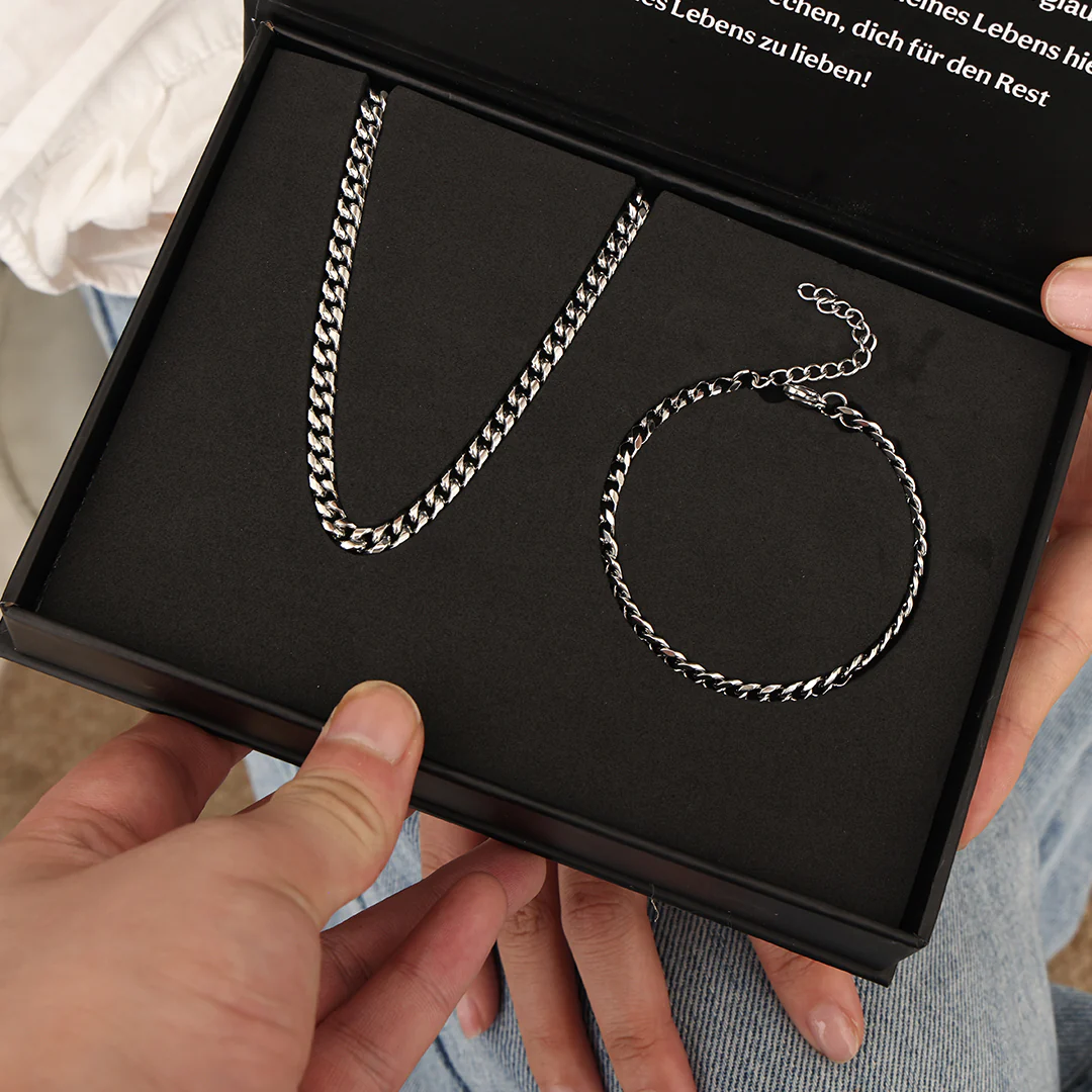 Beyond Love Cuban Chain Set – To my son - Image 3