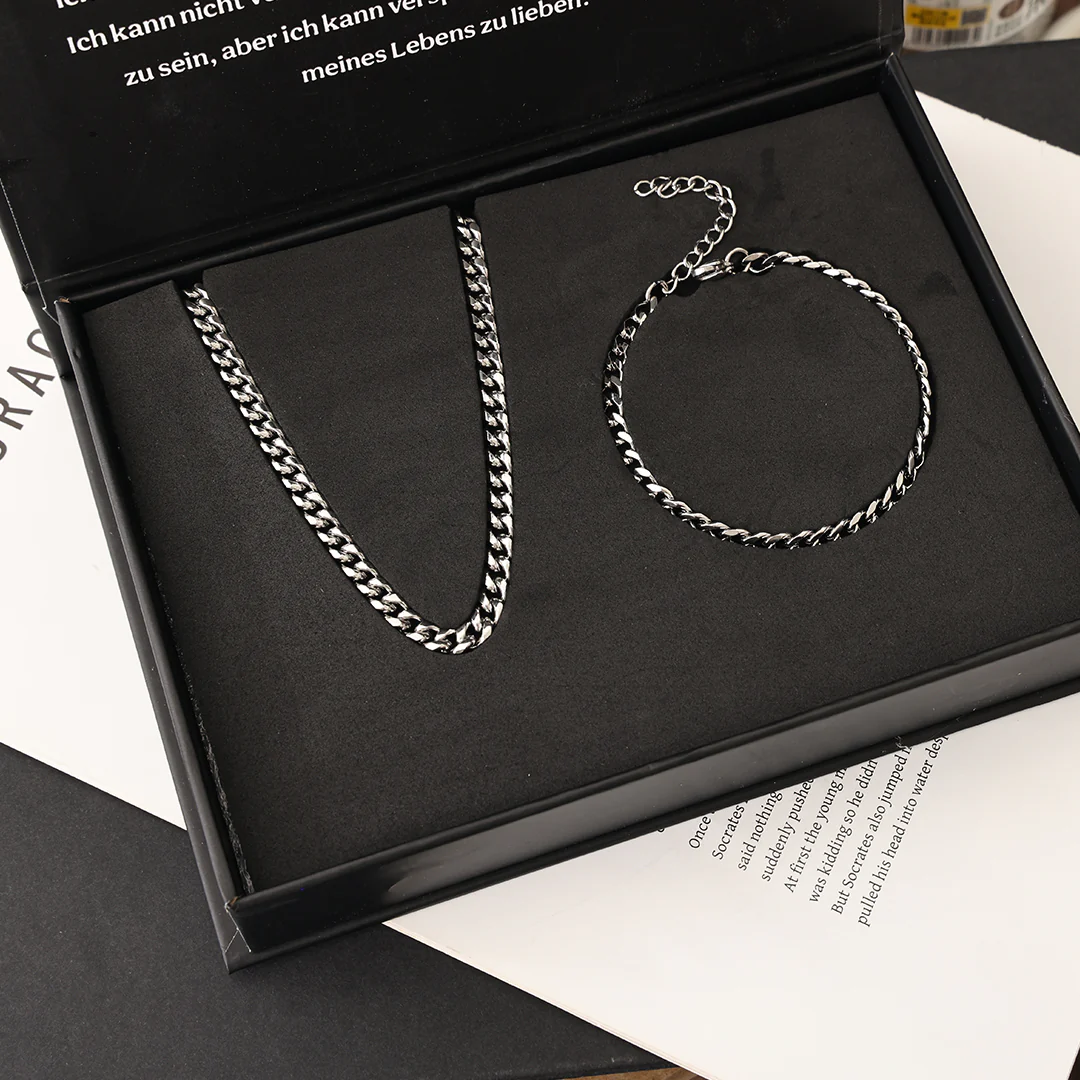 Beyond Love Cuban Chain Set – To my son - Image 6