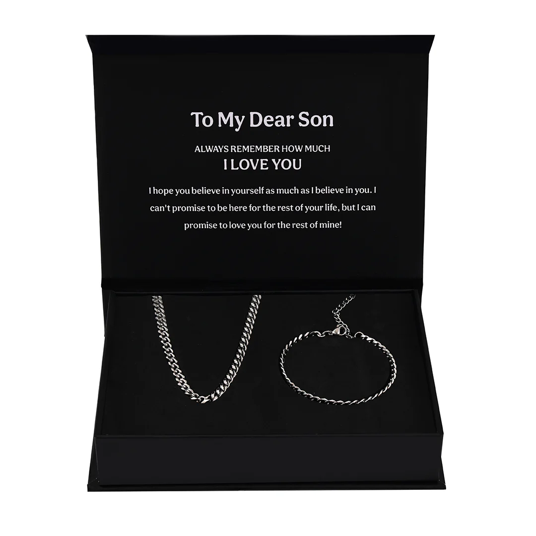 Beyond Love Cuban Chain Set – To my son - Image 8