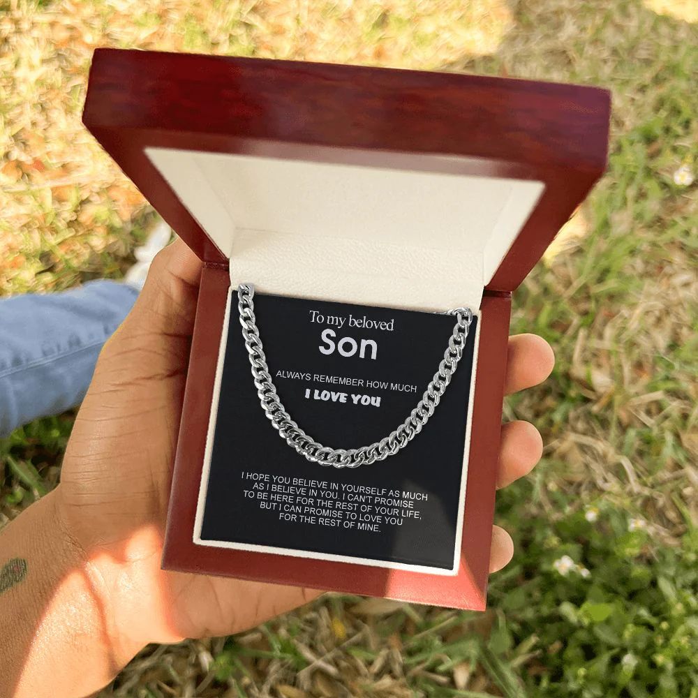 Cuban Chain to my Son + FREE BRACELET - Image 8