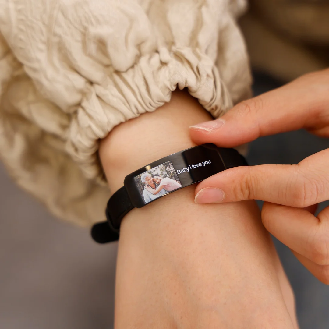Custom Photo Engraved Bracelet - Image 2