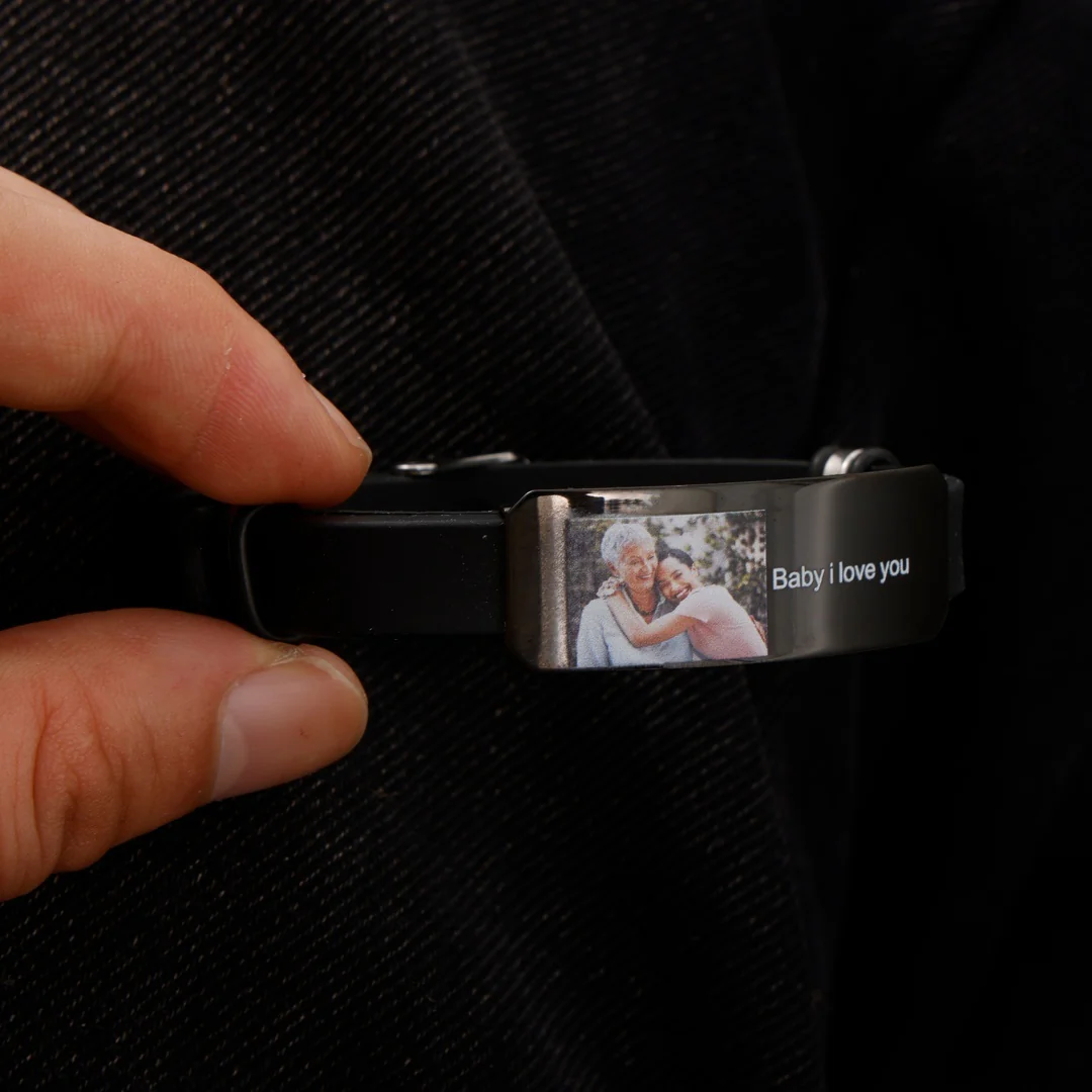 Custom Photo Engraved Bracelet - Image 3