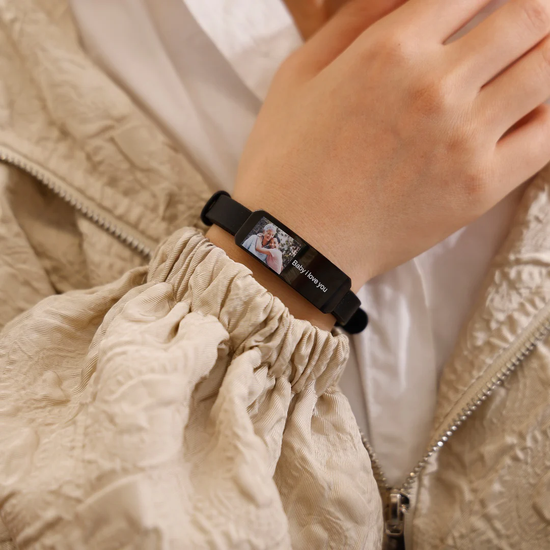Custom Photo Engraved Bracelet - Image 6