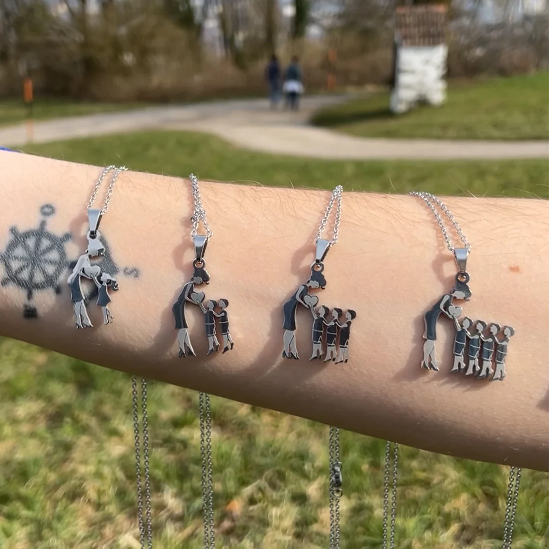 Personalized necklace - For the best mother in the world - Image 4