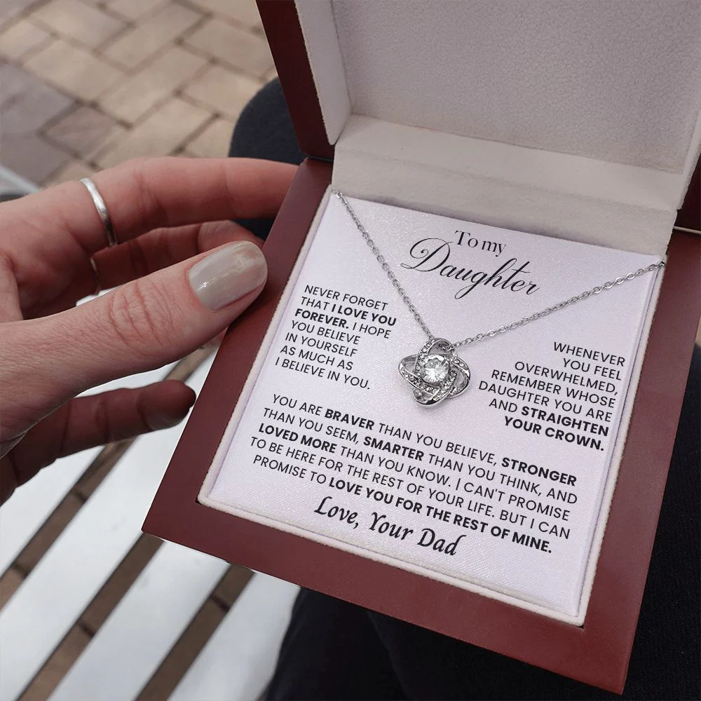 Sterling Silver Necklace - To my Daughter - Your Dad - Image 5