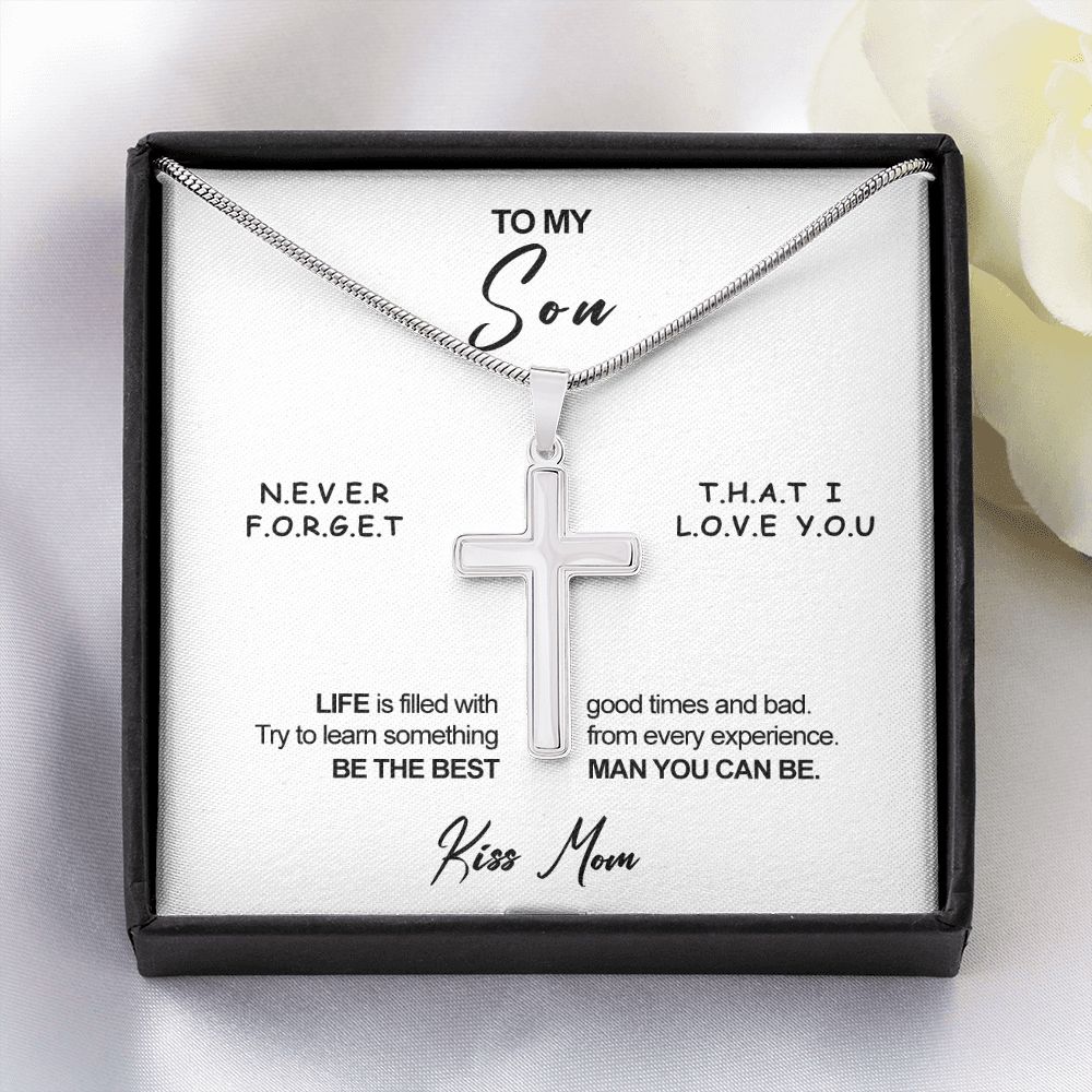 Stainless steel necklace - To my Son - Image 4