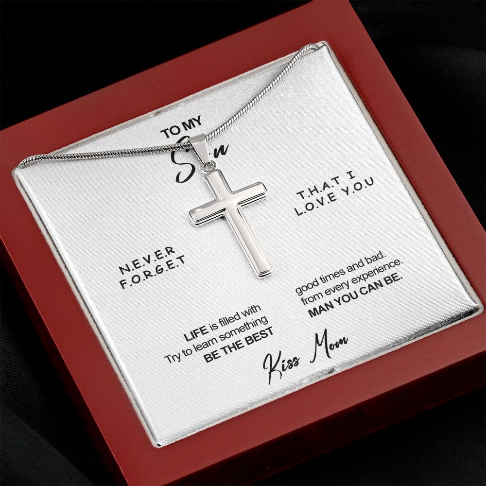 Stainless steel necklace - To my Son - Image 5