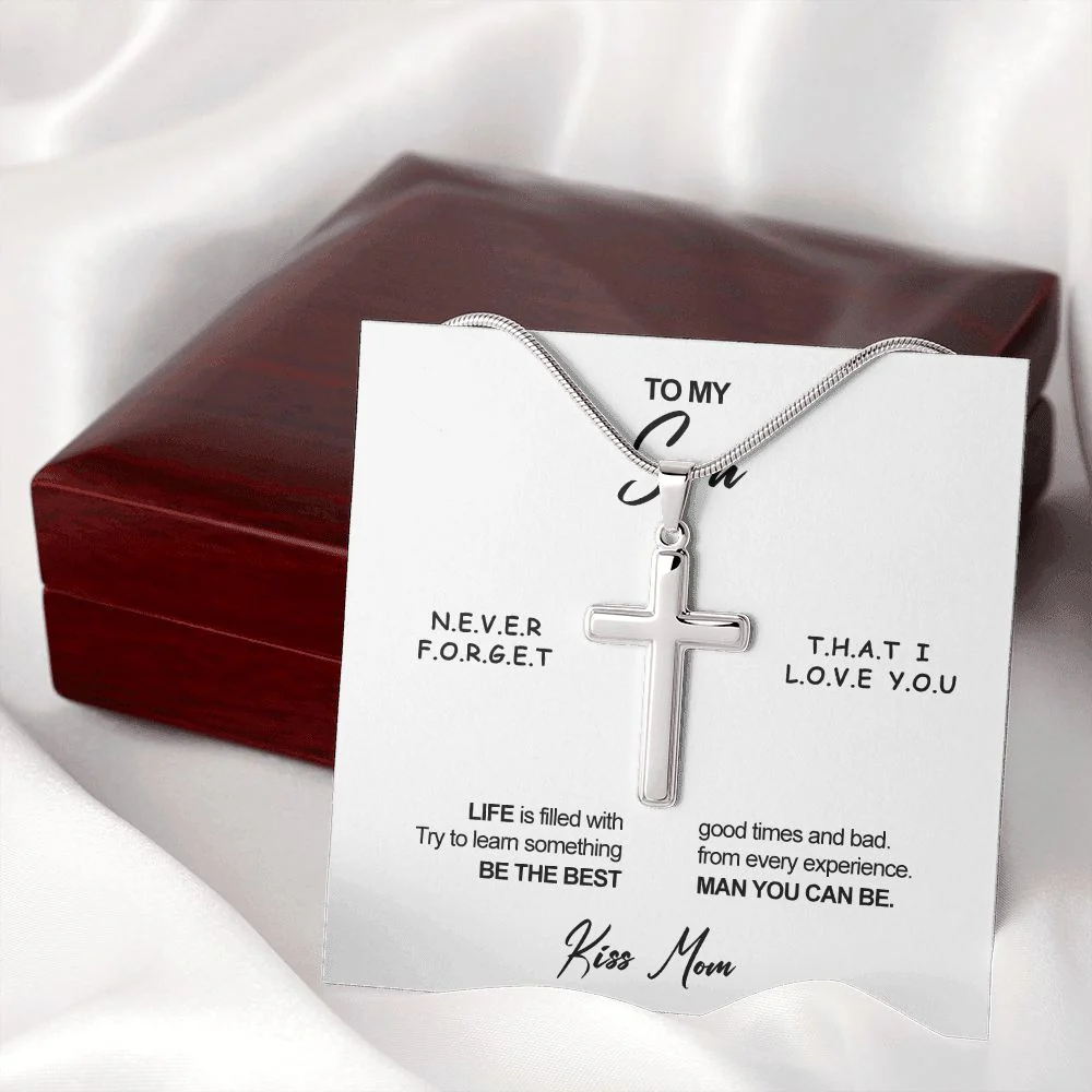 Stainless steel necklace - To my Son - Image 6
