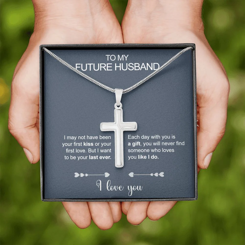 Stainless steel necklace - To my Husband to be - Image 13