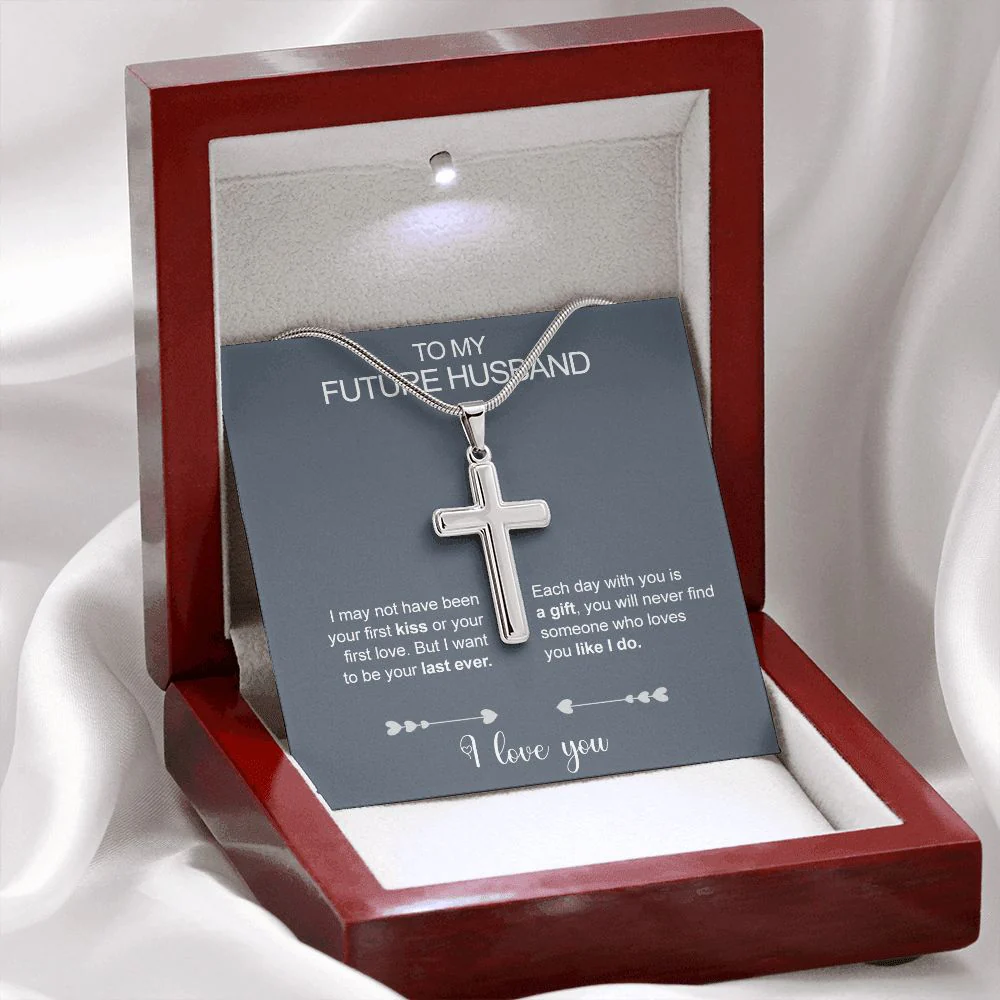 Stainless steel necklace - To my Husband to be - Image 9
