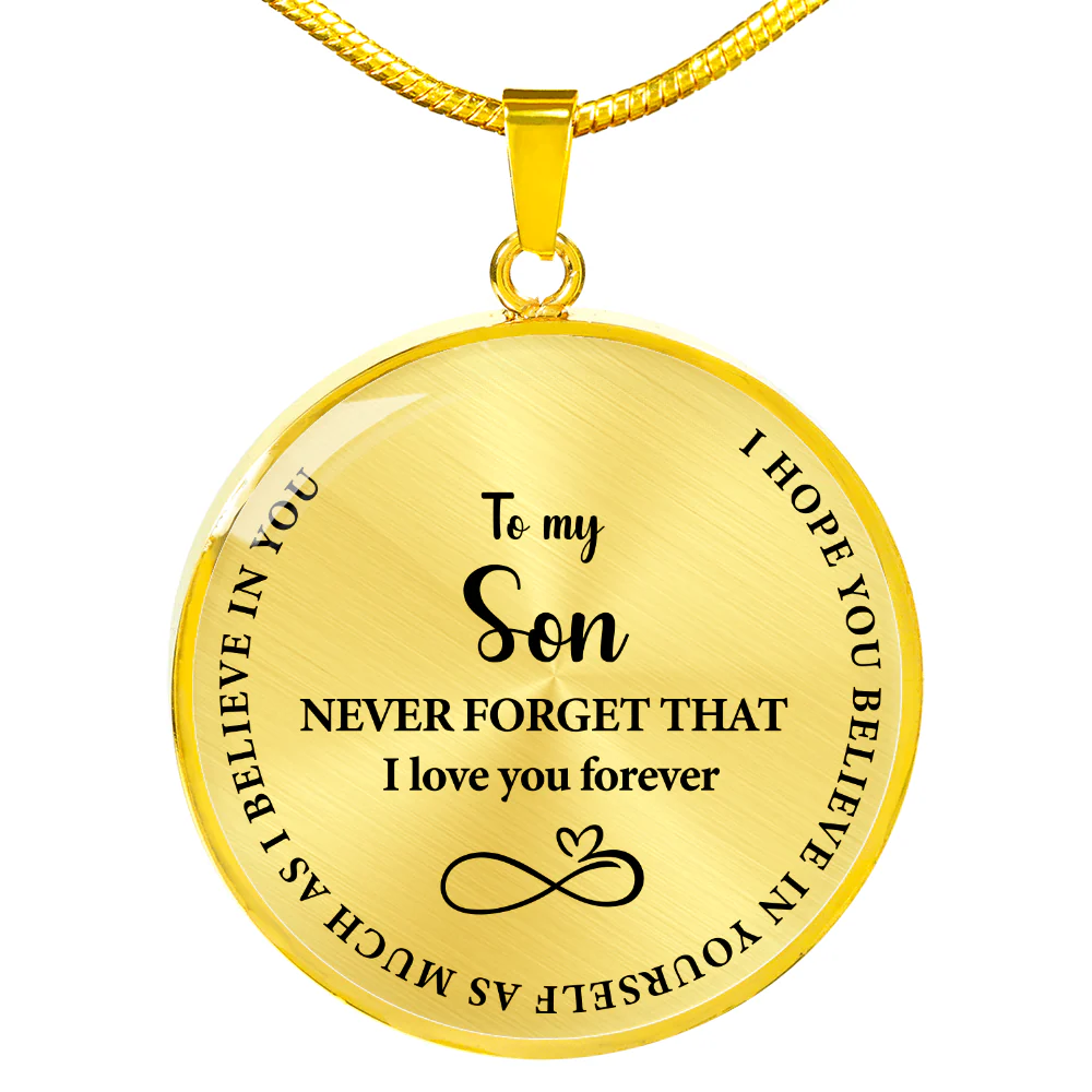 Stainless steel necklace - To my Son - Image 6