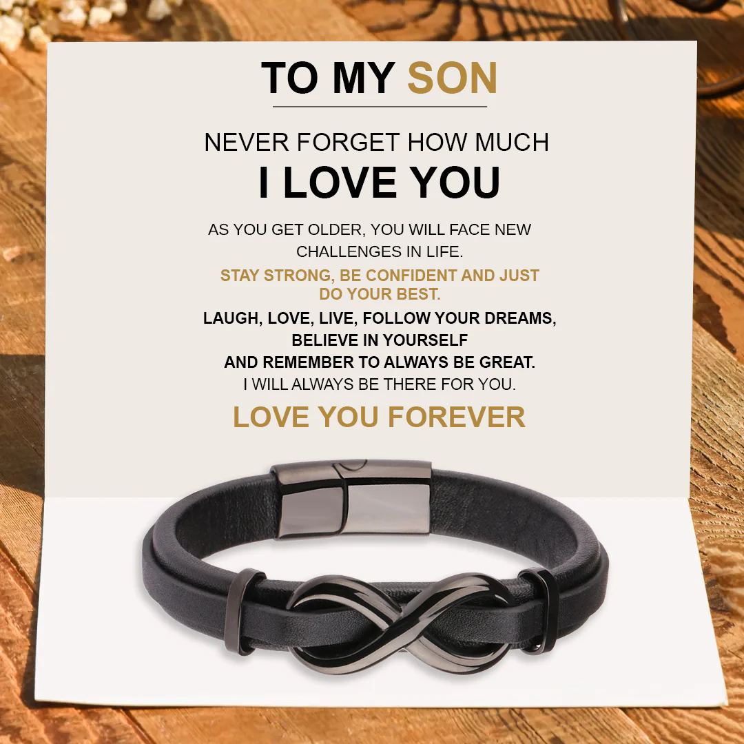Infinity Bracelet - I love you “To my Son” - Image 5