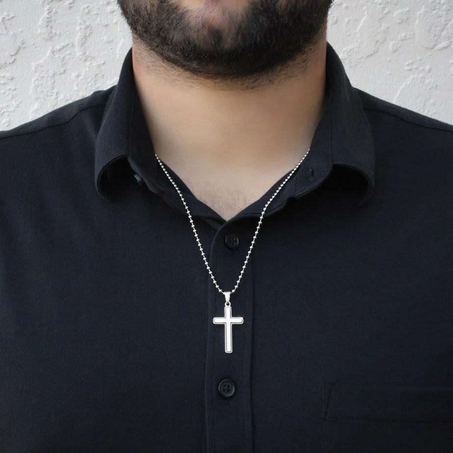 Luxury cross necklace - to my Grandson - Image 3