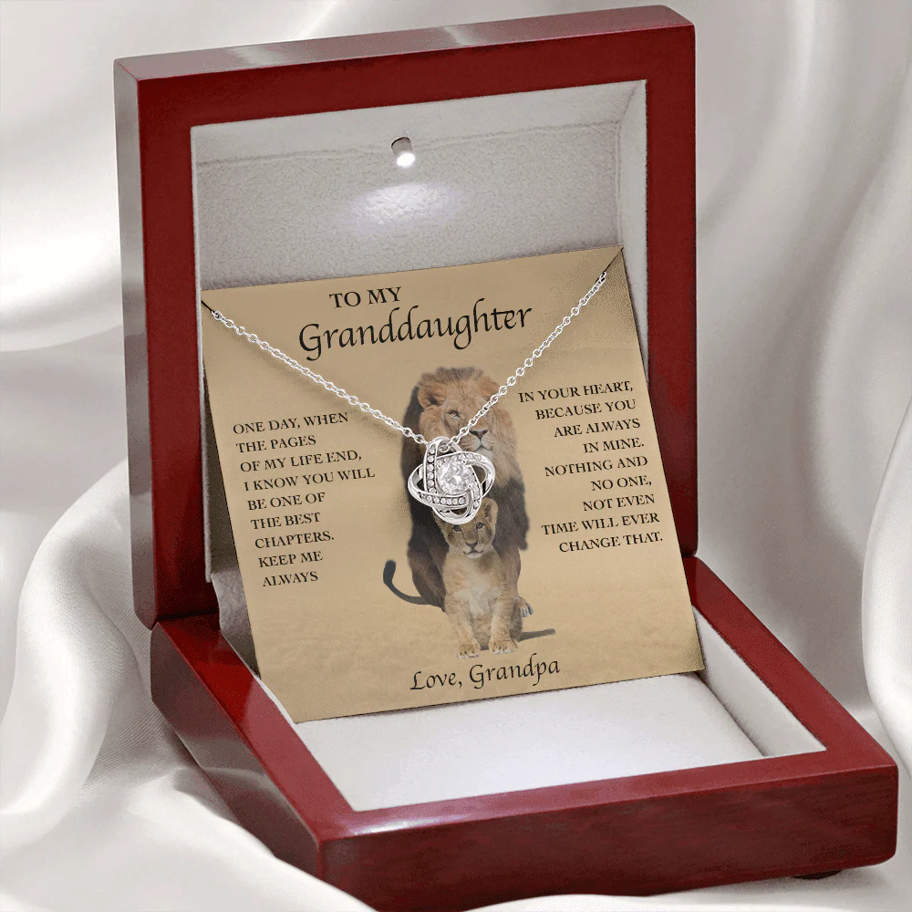 Sterling Silver Necklace - To my Granddaughter - Image 6