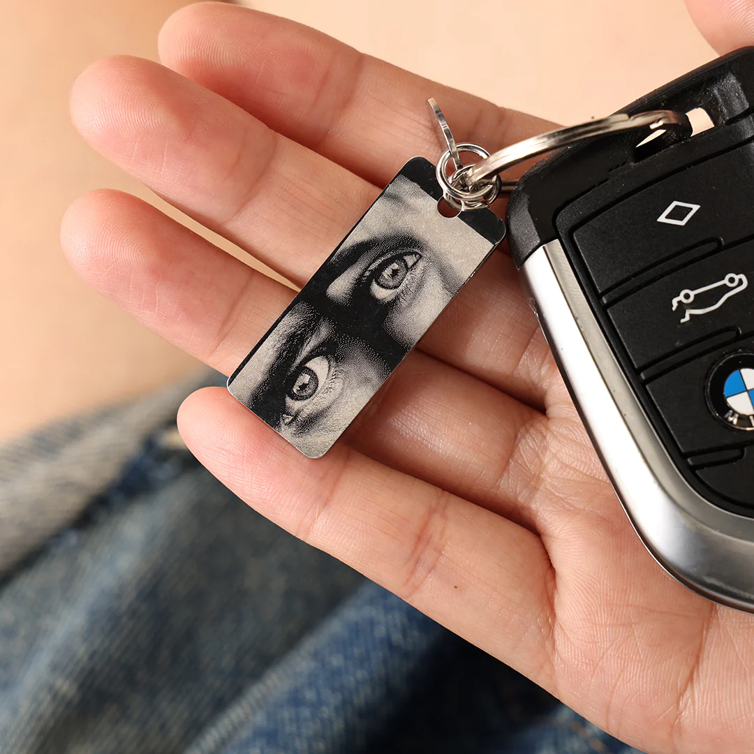 Personalized Eye Photo Keychain - Image 5