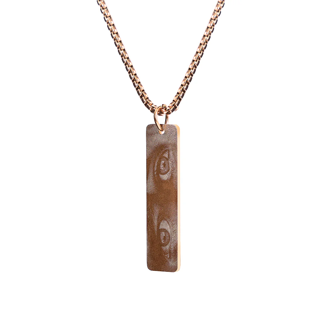 Personalized Eye Photo Necklace - Image 9