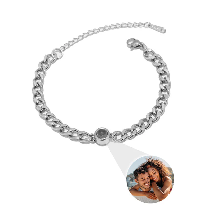 Personalizable photo Cuban Chain - For my loved One
