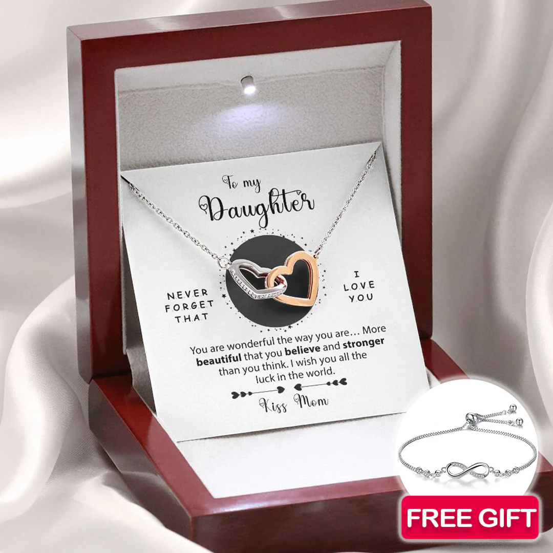 Silver necklace for my Daughter + FREE BRACELET - Image 2