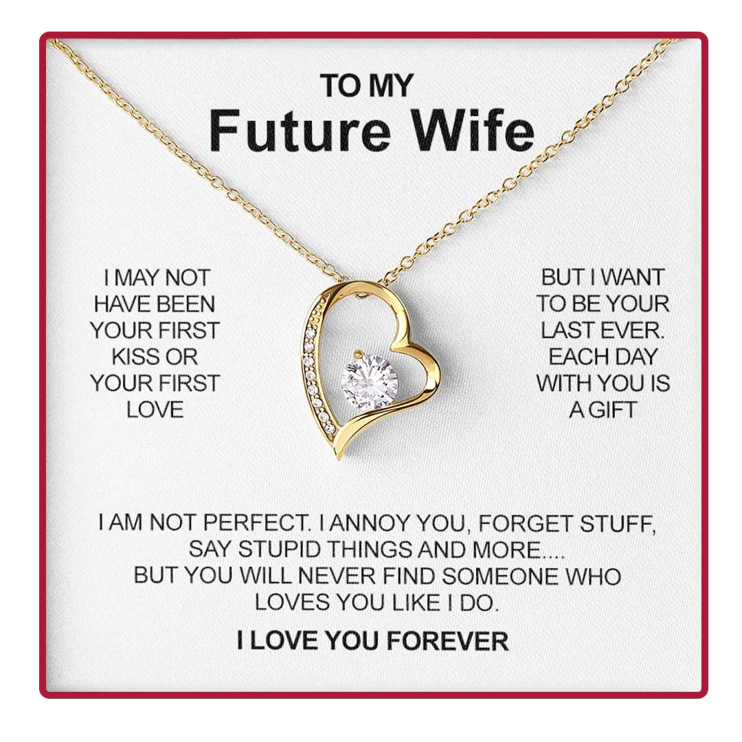 Sterling Silver Necklace - With Real Rose - To my future Wife - Image 10