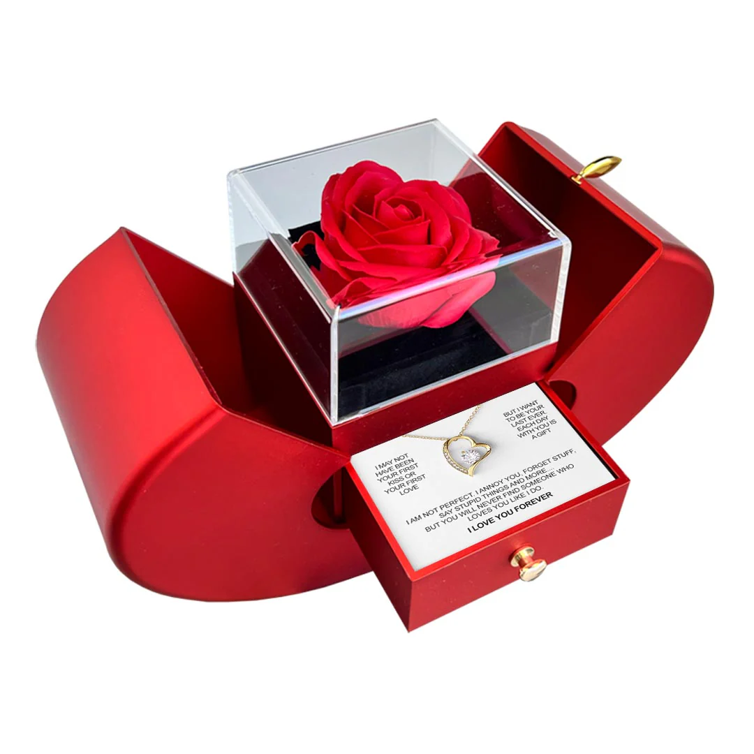 Sterling Silver Necklace - With Real Rose - To my future Wife - Image 7
