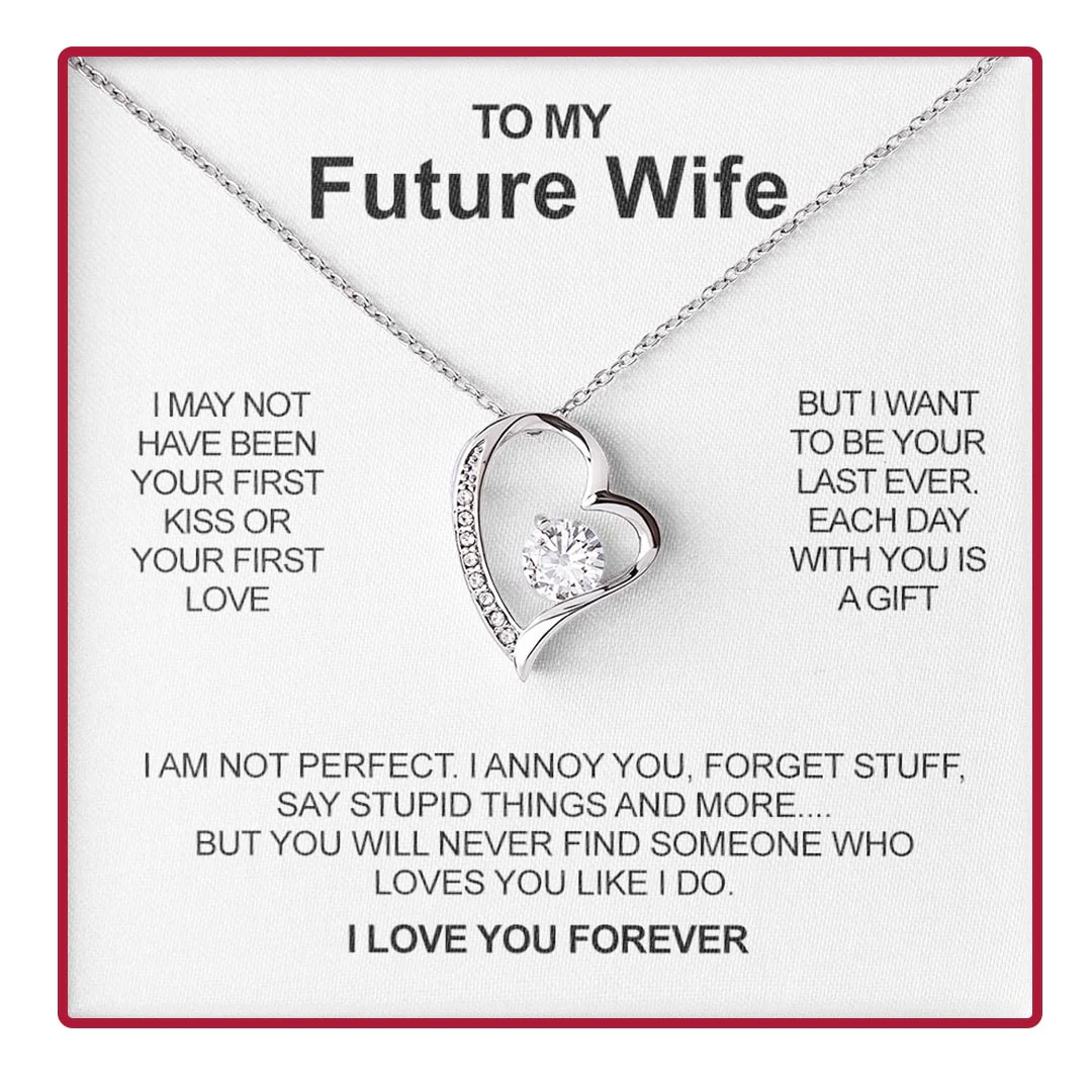 Sterling Silver Necklace - With Real Rose - To my future Wife - Image 9