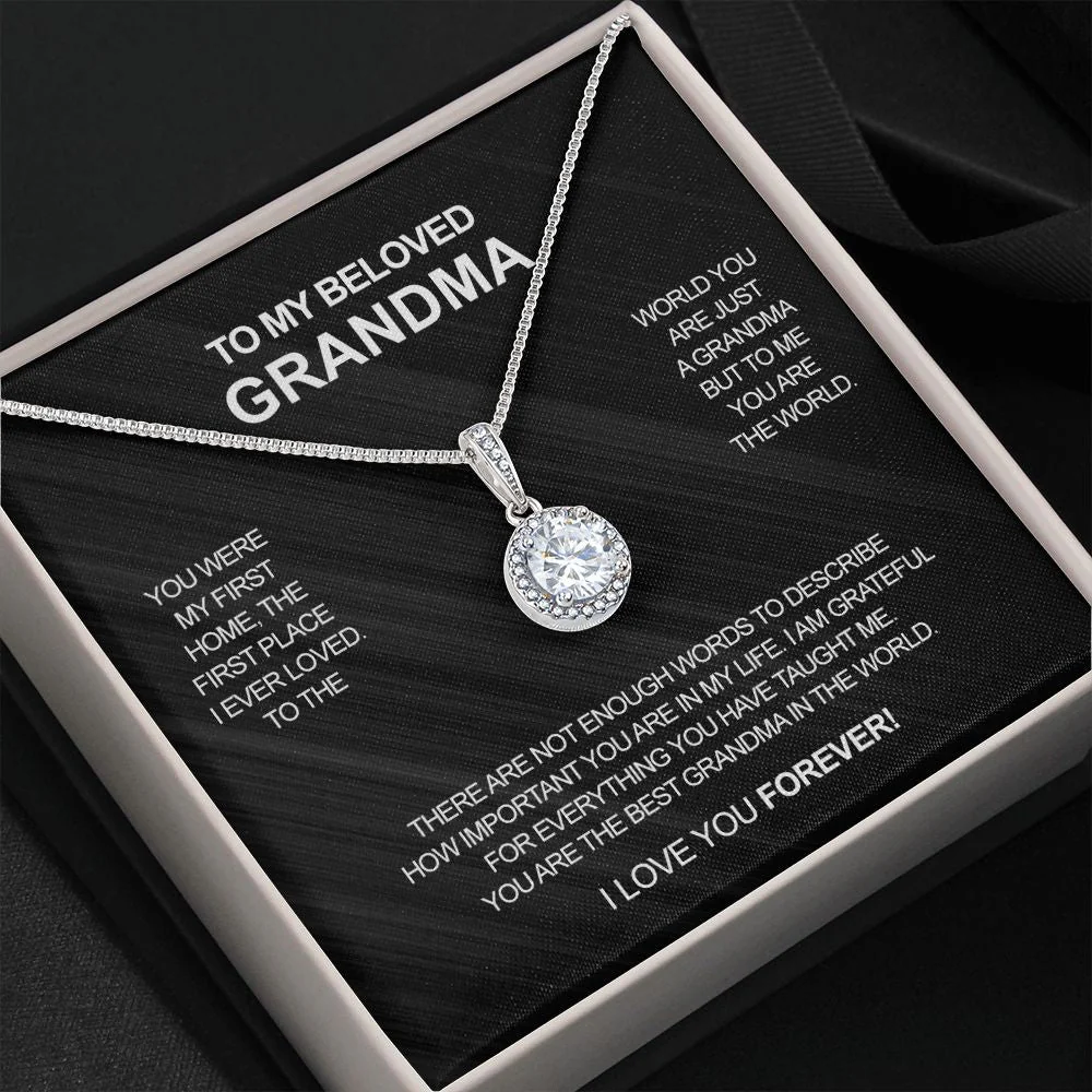 Crystal necklace - To my beloved Grandma - Image 3